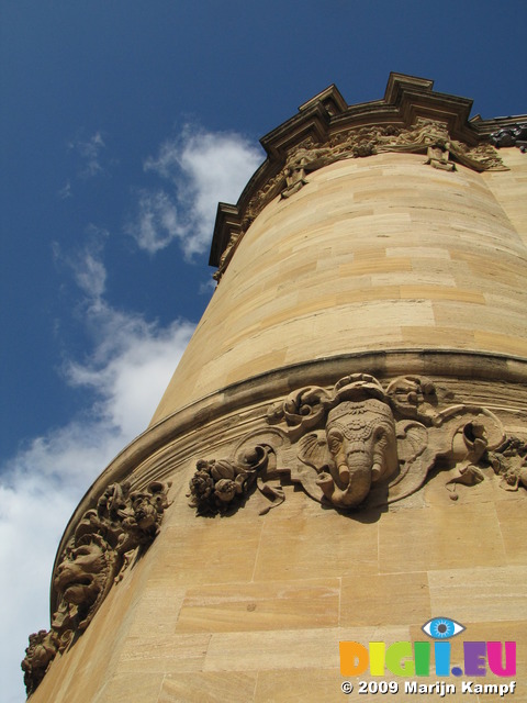 SX07846 Elephant gargoyle Oxford building